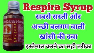 Respira Syrup  Respira Syrup Uses Dosage And Side Effects  Best Cough Syrup [upl. by Greenleaf]