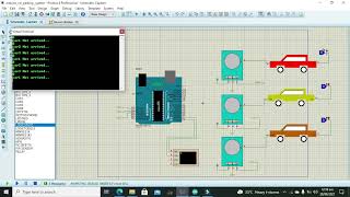 smart car parking system with arduino in proteus  simulation of smart car parking system in proteus [upl. by Yblocaj]