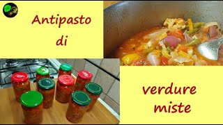 Antipasto di verdure miste  ricetta tradizionale piemontese [upl. by Jarus]