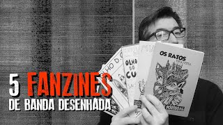 FANZINES 5 FANZINES DE BANDA DESENHADA [upl. by Ahtram]