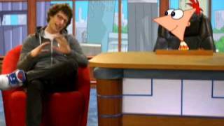 Andy Samberg is Interviewed by Phineas amp Ferb  Take Two with Phineas amp Ferb  disneychannel [upl. by Enialahs]