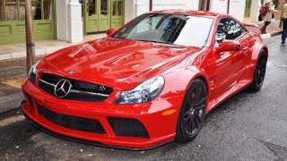 Red Mercedes SL65 AMG Black Series [upl. by Nolrev864]