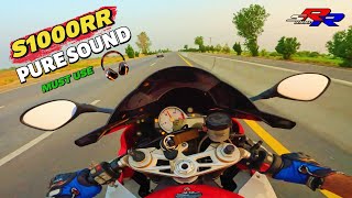 BMW S1000RR “CHILL” RIDE PUSHING LIMITS PURE SOUND  USE HEADPHONE [upl. by Maridel]