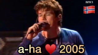 aha ♥️ Take On Me ♥️ LIVE Frognerparken Oslo 2005 🇳🇴 [upl. by Benenson]