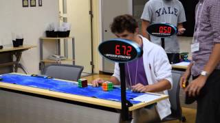 Collin Burns solved Rubiks Cube in 672 seconds [upl. by Joy]