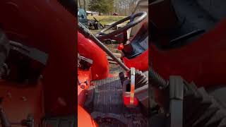 Kubota MX 5400 hydraulic fluid check and walk around [upl. by Konstantine]