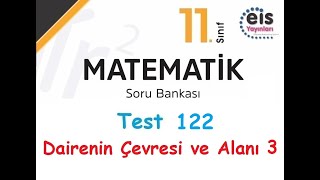 Eis Yayınları 11Sınıf Matematik Soru Bankası Test 122 [upl. by Graf]