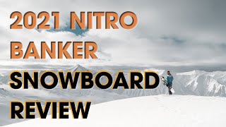 2021 Nitro Banker Snowboard Review  Auski Australia [upl. by Annauqaj227]