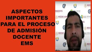 Proceso de admisión docente en educacion media superior 20242025 oficial [upl. by Rhea]