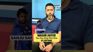 Wasim Jaffer picks between current IPL captains 🧢 Shorts [upl. by Olwen676]