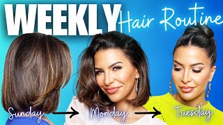 The Weekly Hair Care Schedule that will give you SUPER Healthy Hair [upl. by Cerallua]