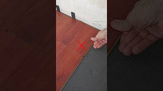 Tips and tricks for laying laminate flooring Always get the perfect grip shorts flooring tips [upl. by Immak]