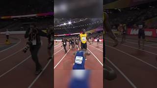 USAIN BOLT vs JUSTIN GATLIN😱⚡usainbolt justingatlin sprinter sprinting 100k 100 fastest usa [upl. by Aihtak]