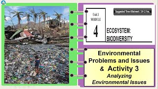 Science 10 Quarter 3 Module 4 Activity 3 Environmental problems and issues [upl. by Xerxes]