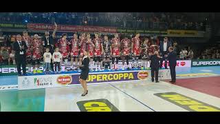 Volley Perugia vince la 6 supercoppa 32 aTrentoSirci eLorenzetti BenTara eColaci [upl. by Williamson]