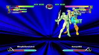 MVC2 VS SUNSPOT MARVEL VS CAPCOM XMEN 97 PICKS GAMBIT JUGGERNAUT CYCLOPS CABLE ETC [upl. by Ordnazil]