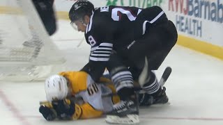 Timo Meier Game Misconduct Against Zachary LHeureux [upl. by Nivrac220]