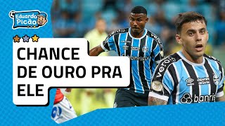 Retorno com chance de ouro O que sei sobre Carballo Lesão complica setor no Grêmio [upl. by Anej]