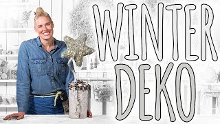 WINTERDEKO  IM SHABBY SCHICK FÜRS FENSTER  DIY [upl. by Nnarual]