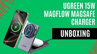 UGREEN 15W MagFlow MagSafe Charger Unboxing [upl. by Kalin]