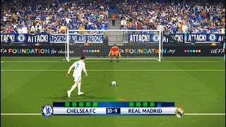 CHELSEA FC vs REAL MADRID  UEFA Champions League  UCL  Penalty Shootout  PES 2018 Gameplay PC [upl. by Sherm601]