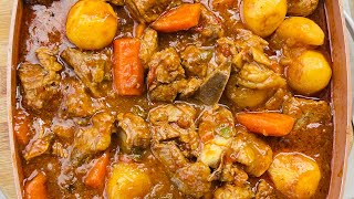 BEEF STEW RECIPEHOW TO MAKE BEEF STEWSOUTH AFRICAN BEEF STEW beefstew cookingchannel [upl. by Vernier89]