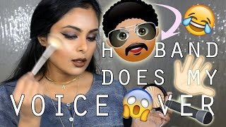 Husband Does My VoiceoverInstagram Baddie Makeup Using Liquid Lipstick As Eyeshadow [upl. by Arola]