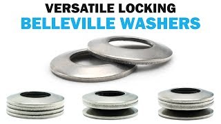 Belleville Conical Washers  Overview  Fasteners 101 [upl. by Cathe447]