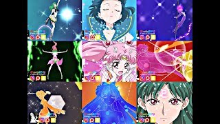 Sailor Moon Crystal  All Sailor Senshi Crisis Transformation [upl. by Carper39]