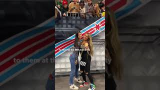 Addison Rae and Charli DAmelio shut down NBA AllStar Weekend shorts [upl. by Ttej521]