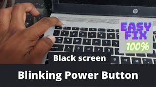 Laptop Wont start  But Power button Blinking  Easy Fix in 5 Min [upl. by Sherwood702]