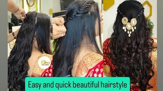 Quick and Easy Hairstyles for All Hair TypesStylish Quick Hairstyles in 10 minutes mua surat [upl. by Leoy122]