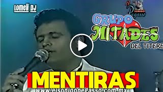 1992  Grupo Mitades  Mentiras  Armando Cabrera  En Vivo  El Titere [upl. by Enitselec]