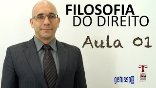 Aula 01  Filosofia do Direito  Introdução à Filosofia [upl. by Ayanej275]