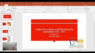 Análisis de los objetivos del Plan decenal de salud pública 2022  2031 [upl. by Noivert]