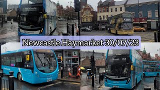 Buses at Newcastle Haymarket  230723 [upl. by Budd]