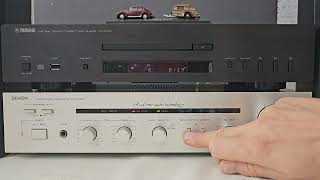 Denon PMA 717 Amplifier  Yamaha CD S700 Compact Disc Player [upl. by Krawczyk]