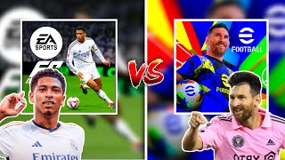 FC MOBILE 25 Vs eFOOTBALL 2025 MOBILE COMPARISON GRAPHICS ANIMATION CELEBRATIONS [upl. by Eckhardt]