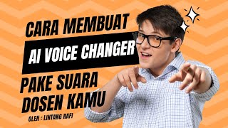 Perancangan AI Realtime Voice Changer [upl. by Shenan837]