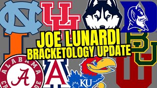 Reacting to Joe Lunardis Updated Bracketology  College Basketball 202425 [upl. by Zenobia]