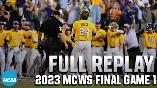 LSU vs Florida 2023 Mens College World Series Final Game 1  FULL REPLAY [upl. by Armstrong]