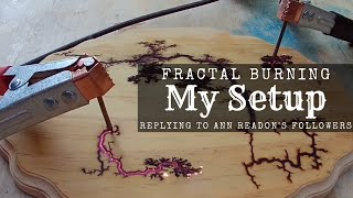 Safer Fractal Wood Burning Lichtenberg Setup [upl. by Schram550]