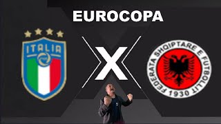 ITALIA X ALBANIA  AO VIVO EUROCOPA 15062024  REACT [upl. by Ylluz]