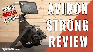 Aviron Strong Series Rower Review  Gaming Netflix amp Rowing [upl. by Earal566]