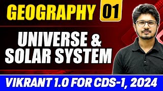 Geography CDS 2024 Universe and Solar System  Geomorphology Part 1  CDS Vikrant 10 [upl. by Lemkul843]