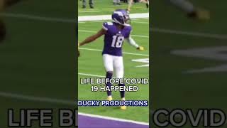 LIFE BEFORE COVID 19 HAPPENED nfl shorts [upl. by Odnumyar726]