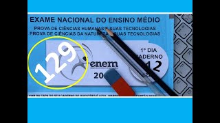 ENEM 2022 QUESTÃO 129 [upl. by Besse]