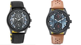 Fastrack Fastfit Collection Analog With Day And Date Function Leather Strap Watch For Guys [upl. by Fendig931]