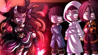 Tanjiro’s Family Reacts To Nezuko  Gacha React [upl. by Yeclehc]