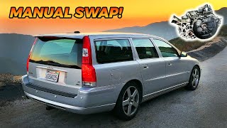 Manual Swapping My Volvo V70R Ep1 [upl. by Anesor]